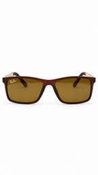 Ray-Ban RB 5170 Matte Brown Rectangular Sunglasses – Brown Lenses (55mm)