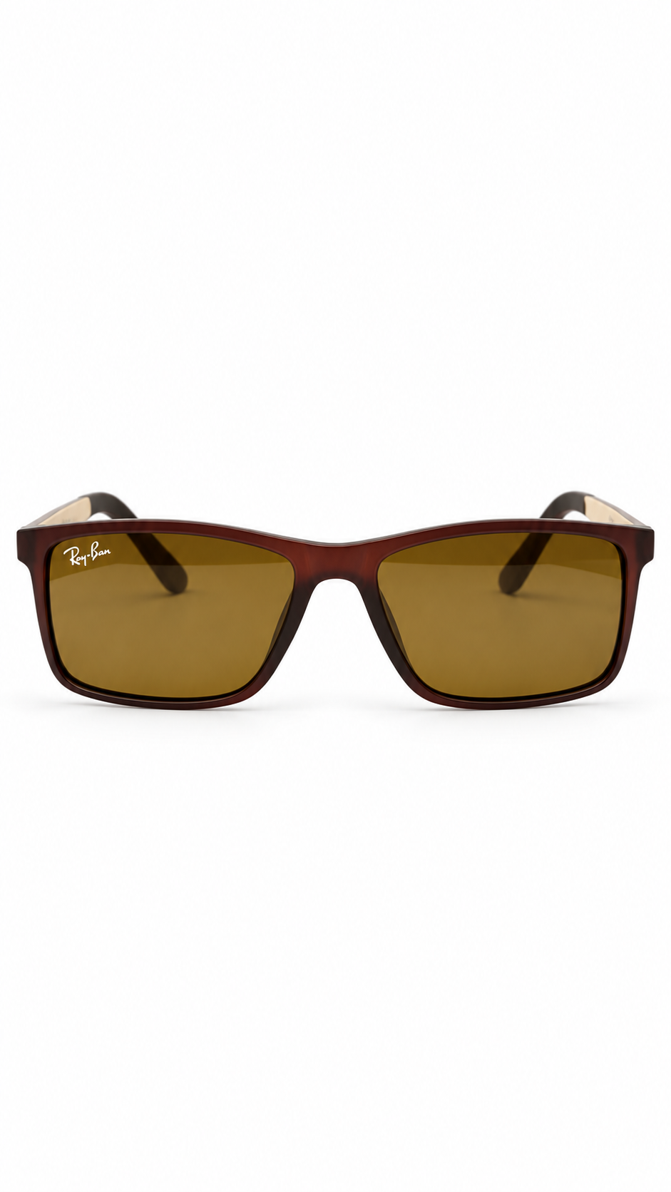 Ray-Ban RB 5170 Matte Brown Rectangular Sunglasses – Brown Lenses (55mm)