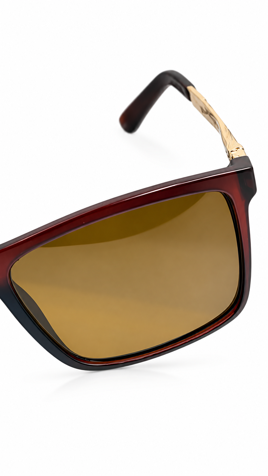 Ray-Ban RB 5170 Matte Brown Rectangular Sunglasses – Brown Lenses (55mm)