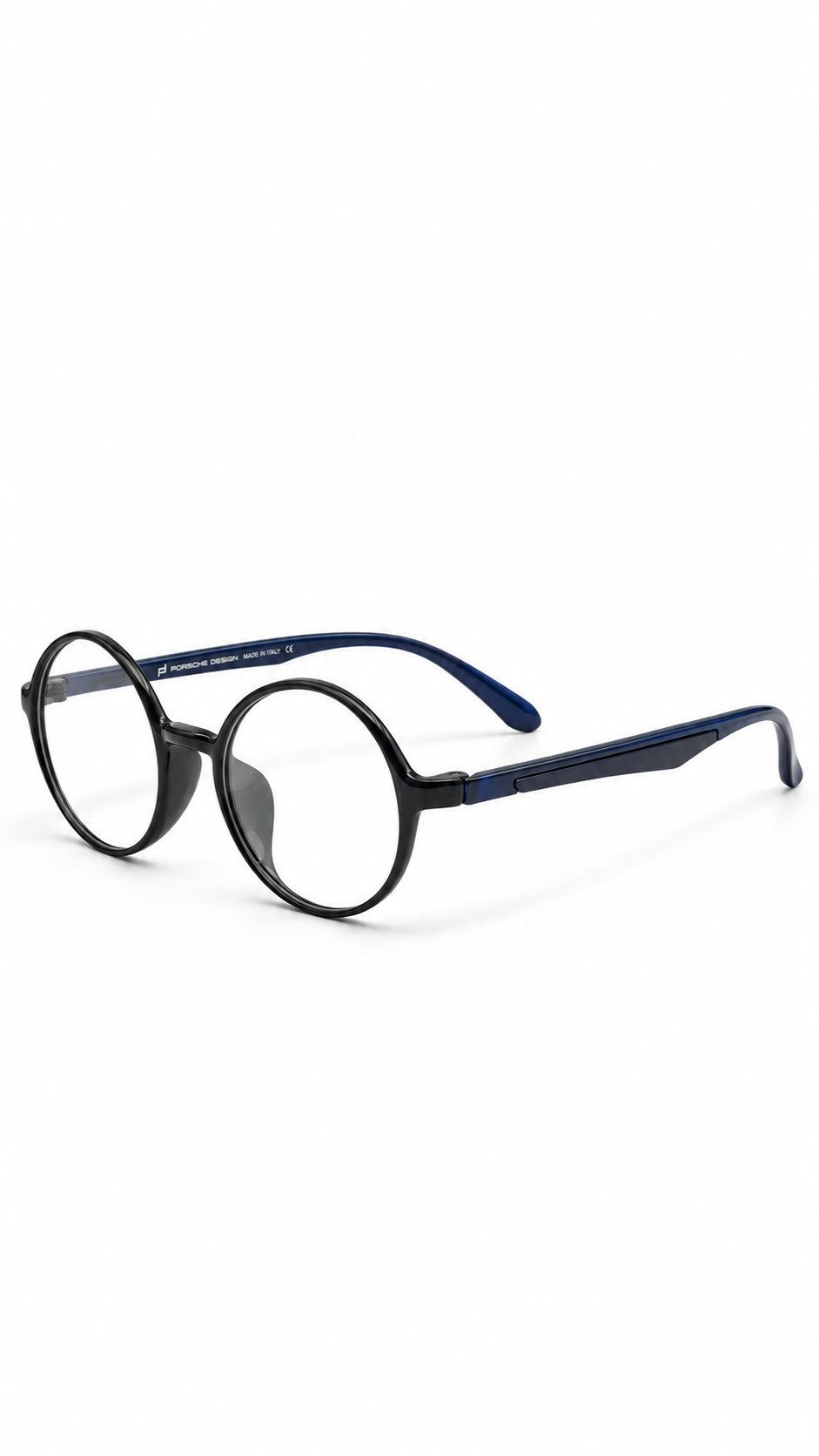 Play Classic Black Round Eyeglasses (Made in Korea)
