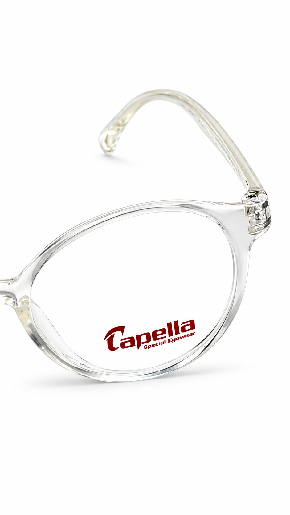 Capella CPK05 Crystal Clear Round Eyeglasses (45mm)