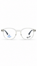 Ray-Ban 7366 Clear & Slate Blue Round Eyeglasses (47mm)