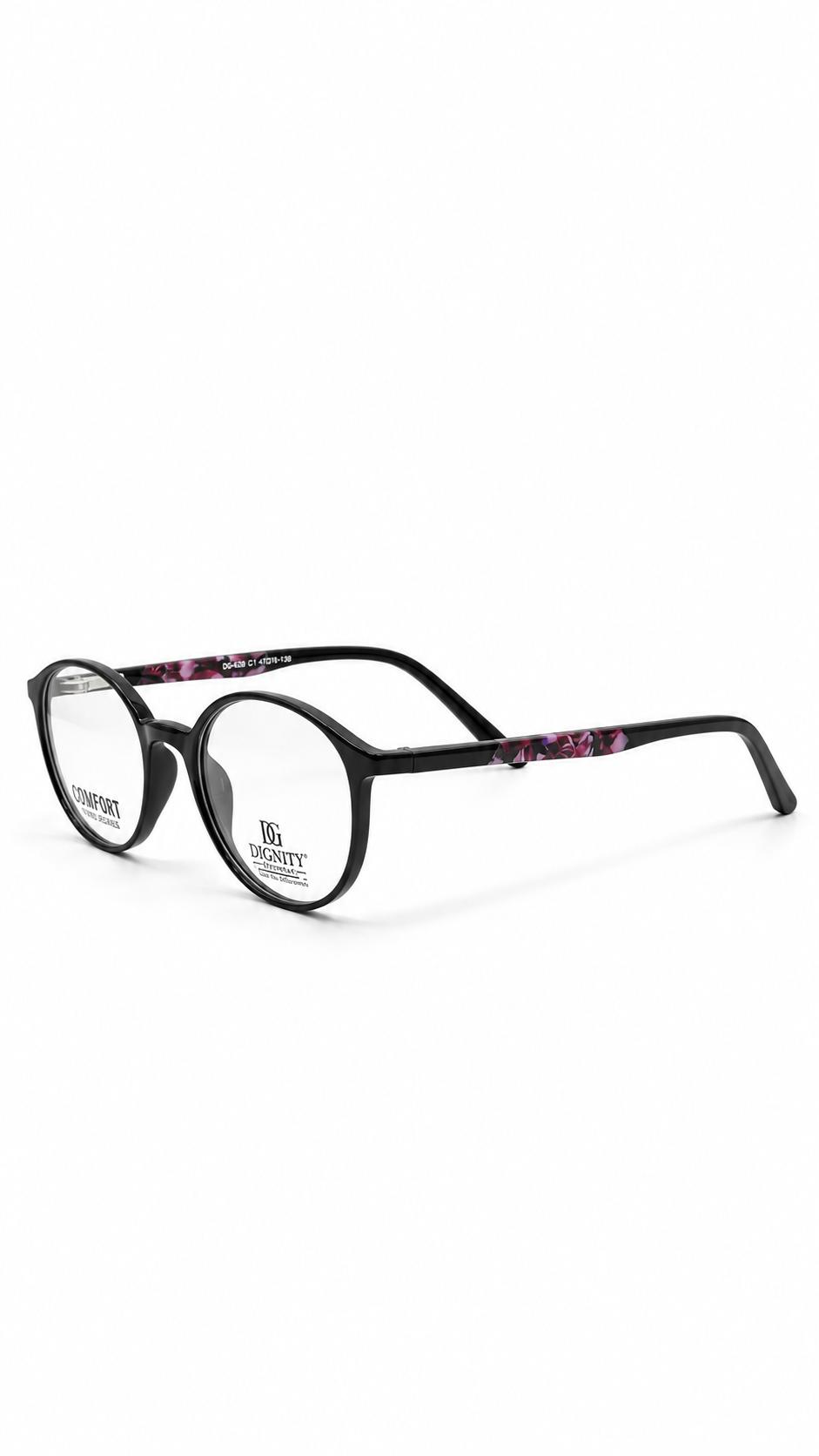 Dignit DG-025 Comfort Series Round Eyeglasses (47mm)