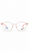 Ray-Ban Style 0035 Clear Pink & Coral Round Eyeglasses (44mm)