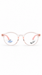 Ray-Ban Style 0035 Clear Pink & Coral Round Eyeglasses (44mm)