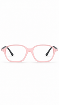 BA8024 Pastel Pink & Black Square Eyeglasses (44mm)