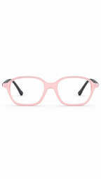 BA8024 Pastel Pink & Black Square Eyeglasses (44mm)