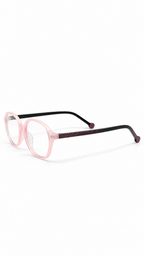BA8024 Pastel Pink & Black Square Eyeglasses (44mm)