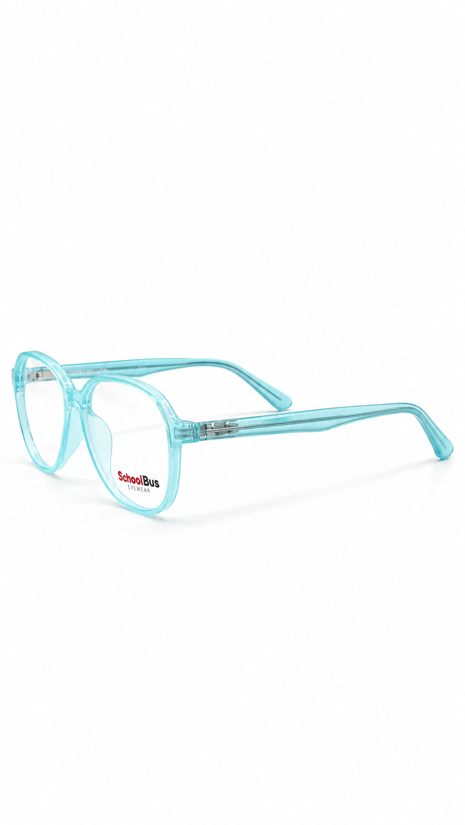 SchoolBus GF001 Translucent Aqua Blue Aviator Eyeglasses (46mm)