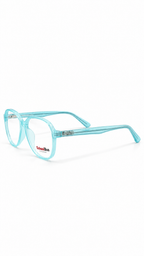 SchoolBus GF001 Translucent Aqua Blue Aviator Eyeglasses (46mm)