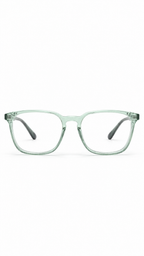 BA8023 Two-Tone Keyhole Square Optical Eyeglasses