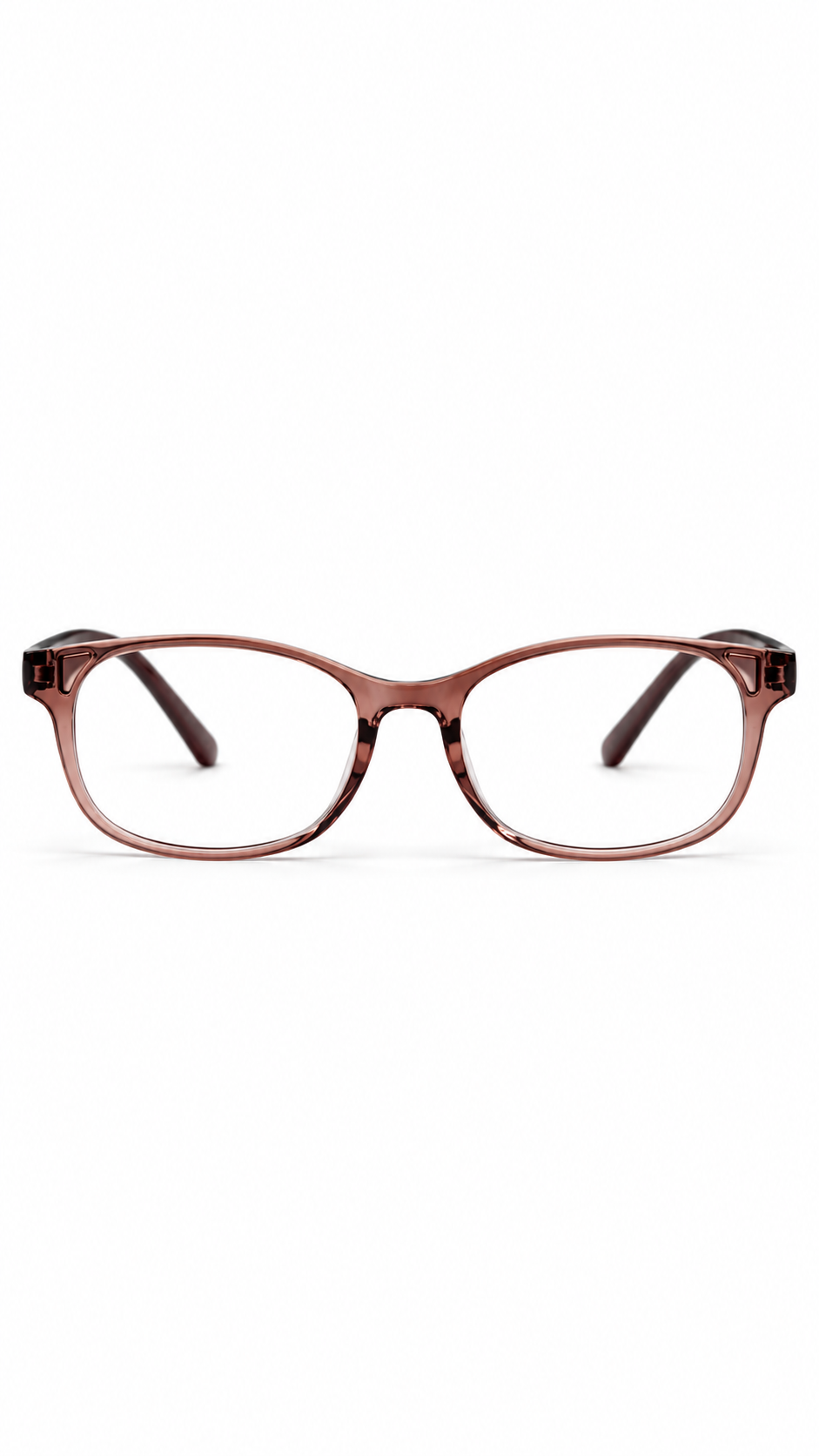 PARKSEO PS020 Kids Translucent Soft Oval Eyeglasses