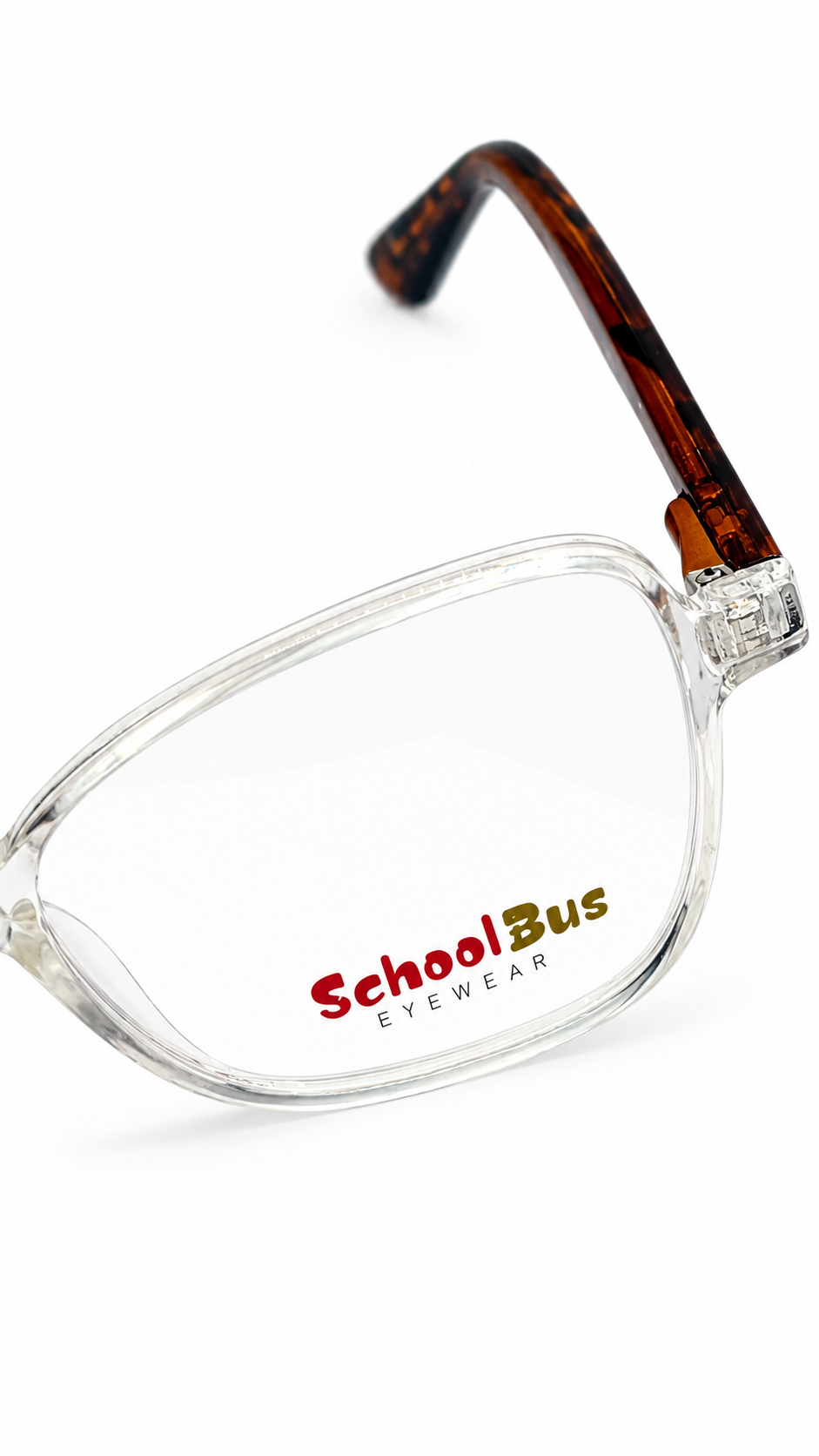 School Bus GF003 Clear & Tortoiseshell Kids Eyeglasses