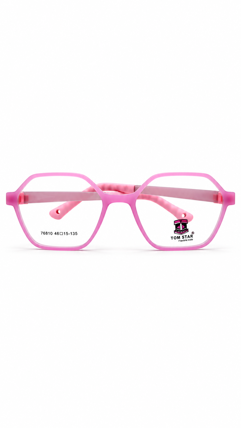 TOM STAR 76810 Flexible Kids Geometric Hexagon Eyeglasses