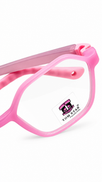 TOM STAR 76810 Flexible Kids Geometric Hexagon Eyeglasses