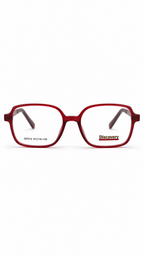 School Bus GF013 Translucent Dusty Rose Rectangular Kids Glasses Frame 46-16-130