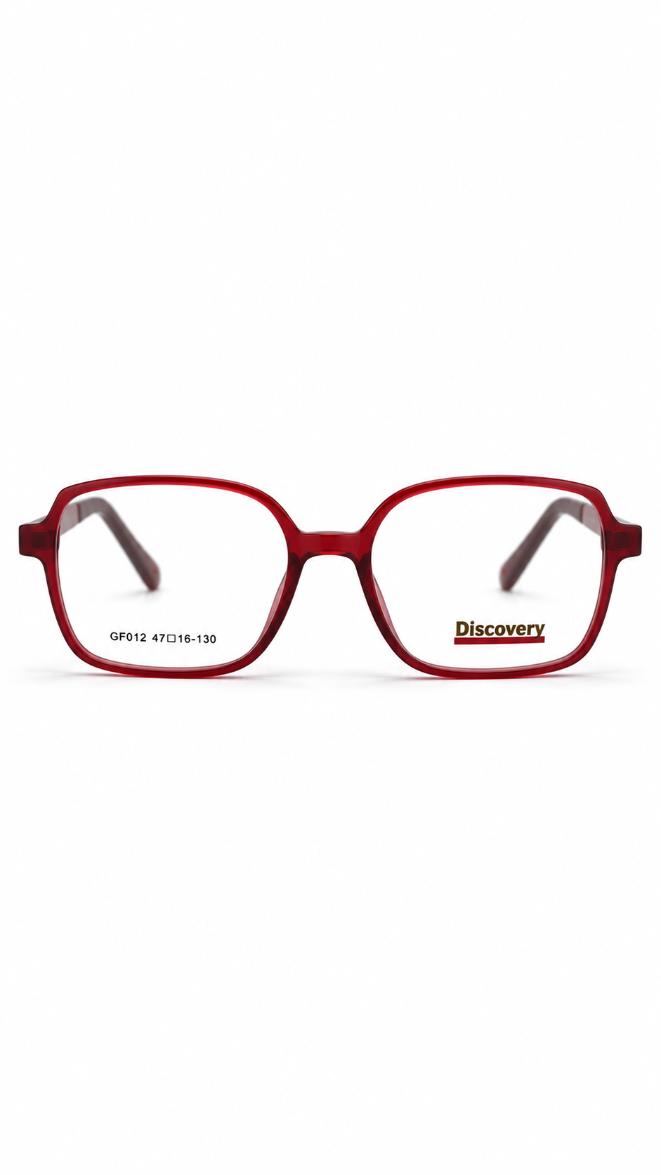 School Bus GF013 Translucent Dusty Rose Rectangular Kids Glasses Frame 46-16-130
