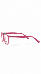School Bus GF013 Translucent Dusty Rose Rectangular Kids Glasses Frame 46-16-130
