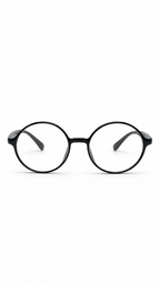 Play Classic Black Round Eyeglasses (Made in Korea)