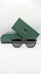 Lacoste L883S Matte Black Double Bridge Square Sunglasses (54mm)