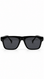 Prada Brown Gradient Square Sunglasses – Transparent Grey & Amber Frame