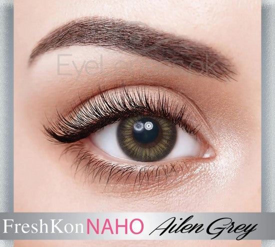 FreshKon Naho Aelin Grey Colored Contact Lenses – 2 Lenses